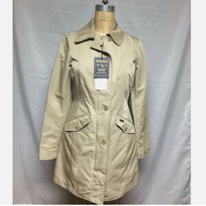 Woolrich Classic Water Repellent Single Breasted Trench Beige S-XL NWT $425